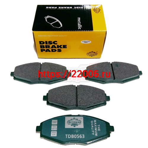 Колодки торм.перед. (TDB0563) Matiz, Nexia 04, Lanos, Spark M200,M250 0.8/1.0 05, Sens 1.3, Chery QQ, Sweet, Tosca1.8/2. 06