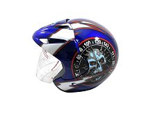 Мотошлем YM-602 А синий (XS)