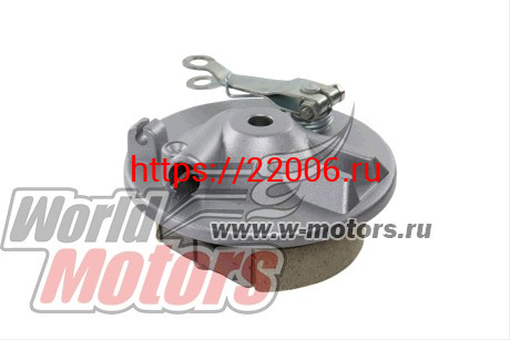 Барабан тормозной передний в сборе Delta, Zodiak, Alpha, ОВ-70, скутер 50 сс под ось 12 мм Барабан тормозной передний в сборе Delta, Zodiak, Alpha, ОВ-70, скутер 50 сс под ось 12 мм