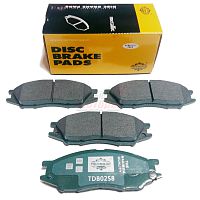 Колодки торм.перед. (TDB0258) Nissan Almera Classic 06- , Cube 98-02, Sunny 00-03,