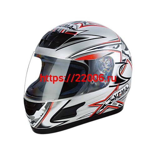 Мотошлем YM-802 серый (XS)