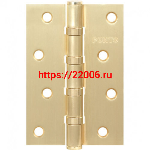 Петля Punto (Пунто) универсальная IN4100U PB (4B 100х70х2.5) латунь