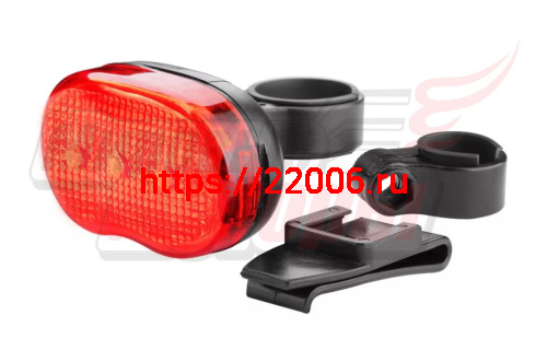 Фонарь габаритный Вело 3 светодиода, 3 режима (JY-006T) Фонарь габаритный Вело 3 светодиода, 3 режима (JY-006T)