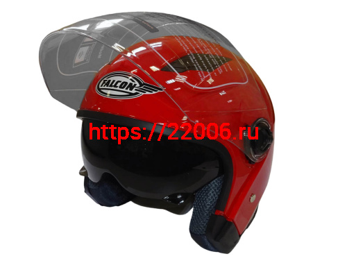 Шлем открытый FALCON XZH208 (Колобок) с забралом, размер M фото 3
