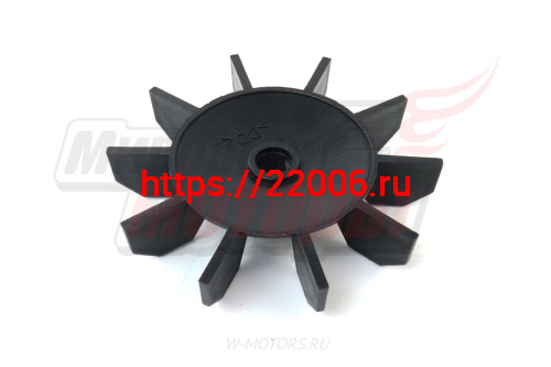 Крыльчатка пластиковая для компрессора (135х14х25) 010420 фото 2