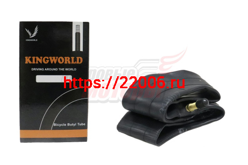 Велокамера 12"х2,55 (12 1/2х2 1/4) Kingworld, TR4, A/V, бутиловая (премиум качество), перс.короб. Велокамера 12"х2,55 (12 1/2х2 1/4) Kingworld, TR4, A/V, бутиловая (премиум качество), перс.короб.