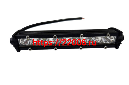 Фара светодиодная LED-010C, 182*45*26mm, 18W CREE LED (6 диодов) Фара светодиодная LED-010C, 182*45*26mm, 18W CREE LED (6 диодов)