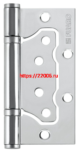 Петля Fuaro (Фуаро) универсальная без врезки IN4500W CP (500-2BB 100x2,5) хром