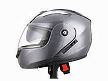 Мотошлем VIRTUE MD-903 трансформер с визором серый карбон (S)