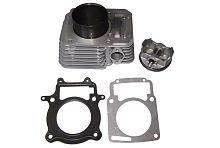 Цилиндр в сборе с поршнем CB250 см3 75мм Zongshen ZS 172FMM Тюнинг (big bore)