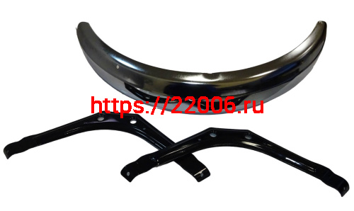 Крыло переднее Иж хромированное ИжП4 сб 5-1-7 (в коробке 30 шт) фото 3