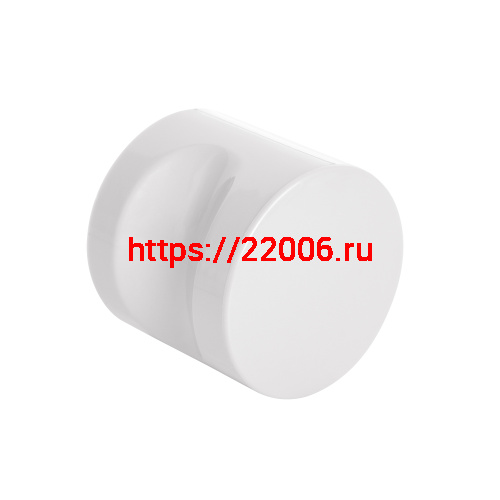 Ручка-кнопка Ajax (Аякс) CABIN PVC WH белый (1 шт в пакете)