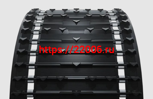 Гусеница Буксировщик 500мм шаг 50,5 кол. шагов 56, Ш500хД2828  (НОВЫЙ ПРОТЕКТОР (ЛГБ 163 000)