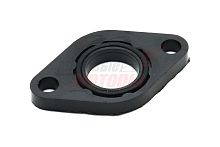 Проставка под карбюратор (текстолит.) QT-4A,-4,-10,-18 (С УПЛОТНИТЕЛЬНЫМ КОЛЬЦОМ)