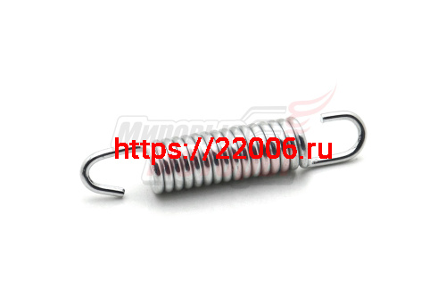 Пружина центральной подставки (82 мм, d15, 15 витков, развёрнутая на 180 градусов) Пружина центральной подставки (82 мм, d15, 15 витков, развёрнутая на 180 градусов)