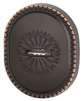 Накладка Armadillo (Армадилло) на сувальдный замок ESC.S-auto.CL/OV (PS-DEC CL) ABL-18 темная медь