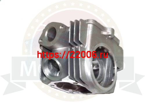 Головка цилиндра "Альфа, Zodiak" 52,4 мм (110 см3) с клапанами без распредвала, без крышки  кл.. фото 2