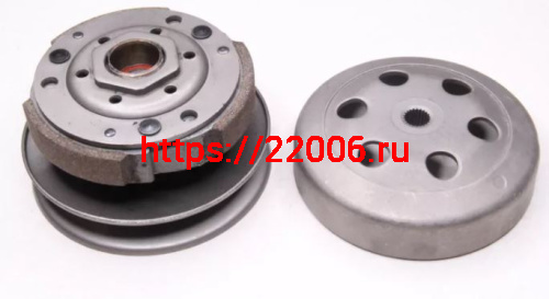 Сцепление в сборе 139QMB 50сс с колоколом TMMP Сцепление в сборе 139QMB 50сс с колоколом TMMP