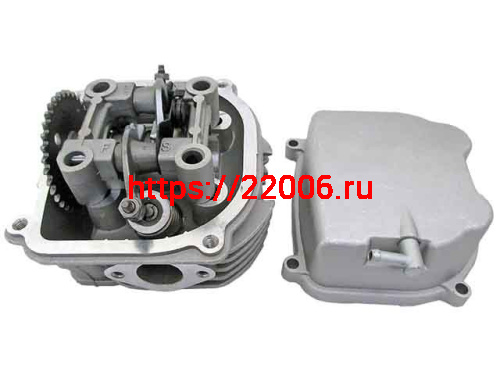 Головка цилиндра 157QMJ,152QMI d-57.4мм 150cc в сб. (клапана, рокера, распред, крышка клапанов) SEE Головка цилиндра 157QMJ,152QMI d-57.4мм 150cc в сб. (клапана, рокера, распред, крышка клапанов) SEE
