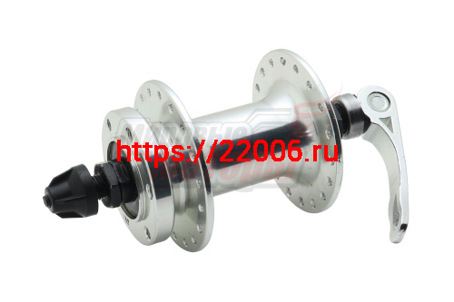 Втулка передняя, AL, хром., F:3/8X14GX36HX100X110, эксцентрик, под диск 6 болтов (SF-A210F)