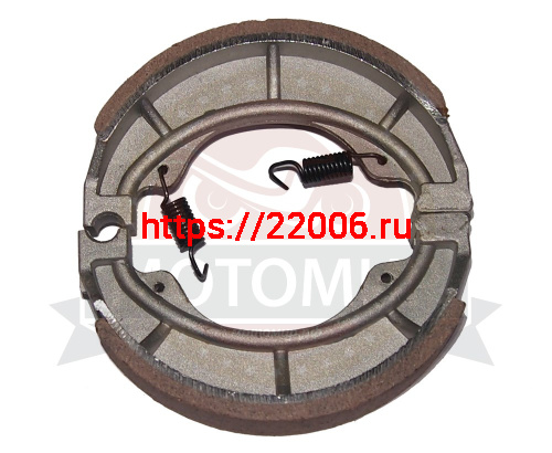 Колодки тормозные барабан. перед./зад. BAJAJ Boxer150 (НАБОР)