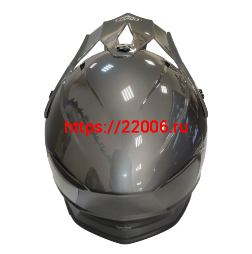 Шлем кроссовый COBRA EC H337, серый титан, размер M фото 4