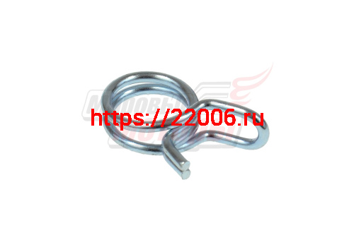 Хомут шланга пружинный, проволочный, двойной, диаметр 10 мм