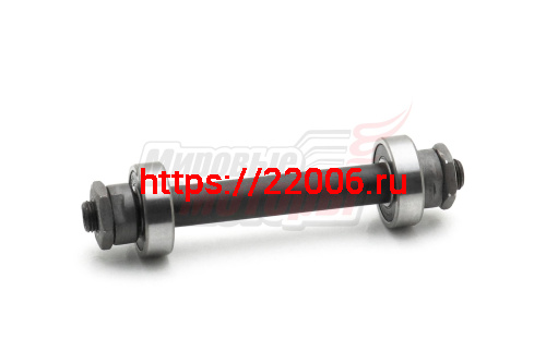 Ось втулки переднего колеса 3/8"*100*108 мм на промподшипниках 6200, под эксцентрик Ось втулки переднего колеса 3/8"*100*108 мм на промподшипниках 6200, под эксцентрик