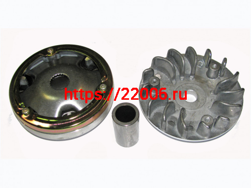Вариатор Suzuki AD-100 в сборе (ролики, наружный шкив, палец) TMMP