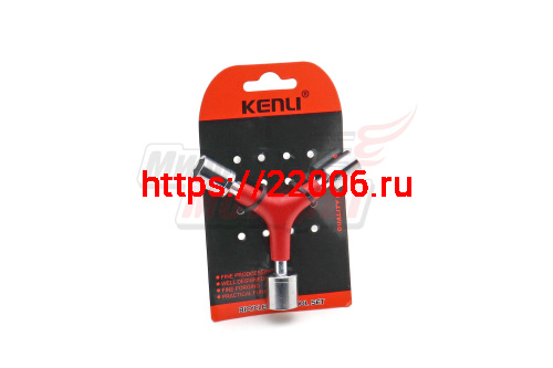 Ключ Y-образный шестигранный торцевой 11/13/14 мм "KENLI" (KL-9734B)