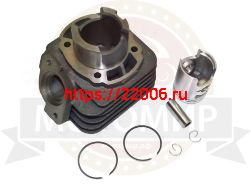 Поршневая группа HONDA DIO 60 AF18/25/27/28, Tact 24/30/ 31/51/ Lead 20 палец 12мм (43 мм) в сборе фото 3 Поршневая группа HONDA DIO 60 AF18/25/27/28, Tact 24/30/ 31/51/ Lead 20 палец 12мм (43 мм) в сборе фото 3