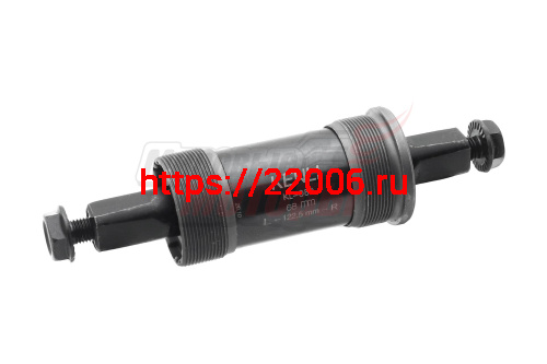 Каретка KENLI MTB BC 1.37"X24T, 68/122,5 мм KL-08A (стальные чашки, стальной корпус)