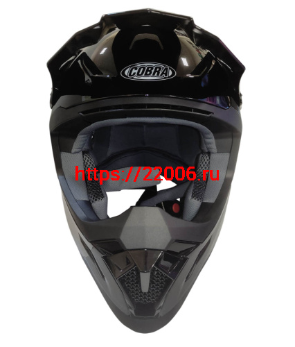 Шлем кроссовый COBRA EC H333, черный, размер L фото 3