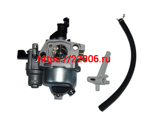 Карбюратор 168F (GX 160) (с бензокраном) и фильтром-отстойником (YT-GP-000114)pZ19 Карбюратор 168F (GX 160) (с бензокраном) и фильтром-отстойником (YT-GP-000114)pZ19