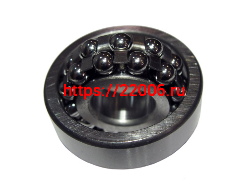 Подшипник 1304 (20х52х15) САМОЦЕНТРИРУЮЩИЙСЯ (2х рядный шариковый) фото 2