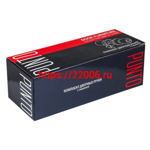 Ручка Punto (Пунто) защелка DK672 SB-BK (6072 SB-B) (фик.) мат. золото фото 2