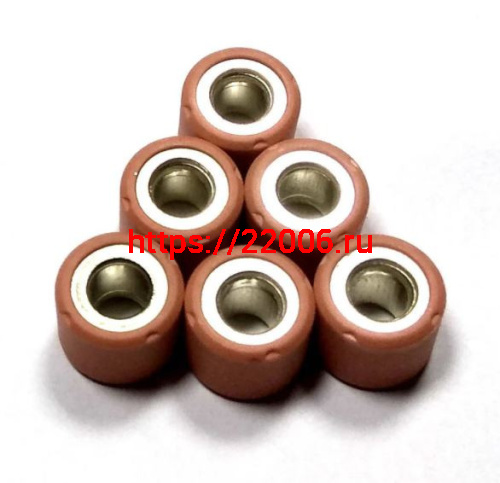 Ролики вариатора (комплект 6 штук) 15*12  8 грамм Yamaha, Stels KOSO