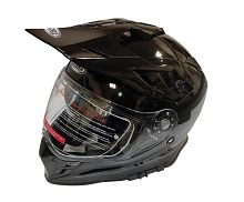 Шлем кроссовый со стеклом COBRA EC H331, белый, черный, черный-лайм, резмер M