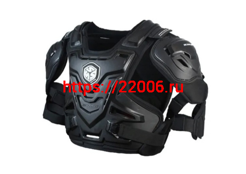 Защита тела мото SCOYCO AM07, черная, р-р L
