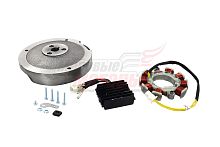 Комплект электрооб. 192F 11A 132 Вт (для РУЧ.стартера, без венца),(ОРИГИНАЛ, "LIFAN")