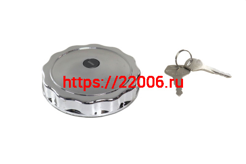 Крышка бензобака Урал под хром с замком Крышка бензобака Урал под хром с замком