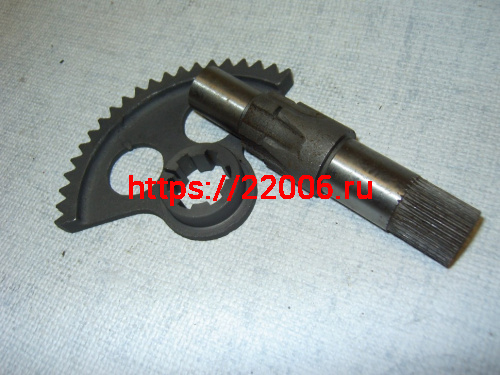 Вал кикстартера Иж с сектором Вал кикстартера Иж с сектором