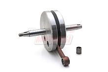 Коленвал Минск нов.обр. под мах.генератор (ТИП С: под 3 подш 204 + 2 длинные шейки)