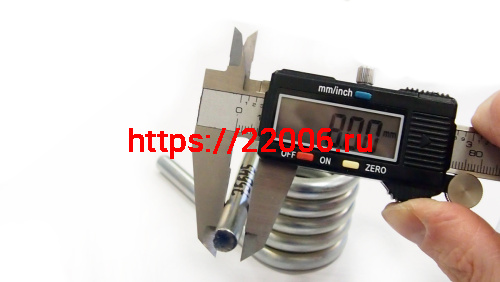 Пружина Буран катков короткая УСИЛЕННАЯ(на 1 гус. 6 шт.)(правая 110200148)  5 вит. ф8мм пр-во РОССИЯ фото 2