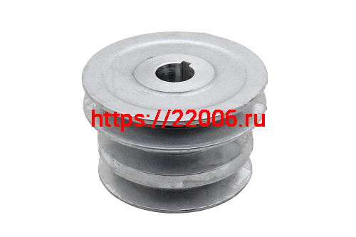 Шкив d19 мм ведущий 3-х ручейковый (Нева) (к имп. двигат. МБ-2) Шкив d19 мм ведущий 3-х ручейковый (Нева) (к имп. двигат. МБ-2)