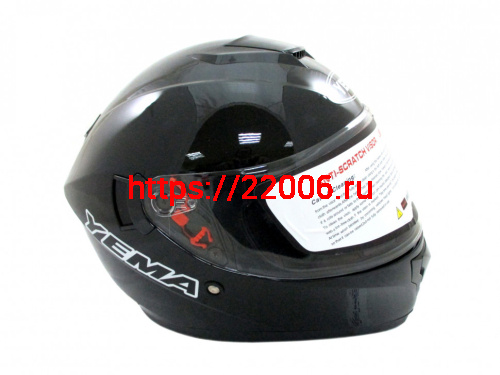 Мотошлем YM-830 черный (XS)
