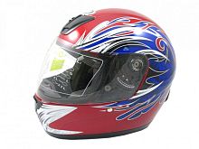 Мотошлем YM-802А красный (S)