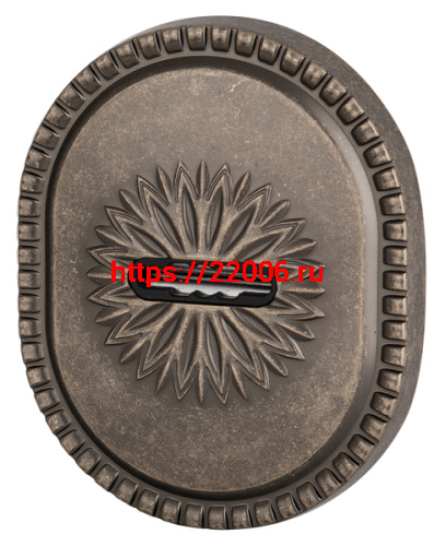 Накладка Armadillo (Армадилло) на сувальдный замок ESC.S-auto.CL/OV (PS-DEC CL) AS-9 античное серебро Накладка Armadillo (Армадилло) на сувальдный замок ESC.S-auto.CL/OV (PS-DEC CL) AS-9 античное серебро