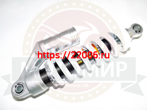 Амортизатор задний (L-325mm, D1-10mm, H1-mm, D2-10mm, H2-mm) Fighter125 МОНО с расширит. бачком фото 2