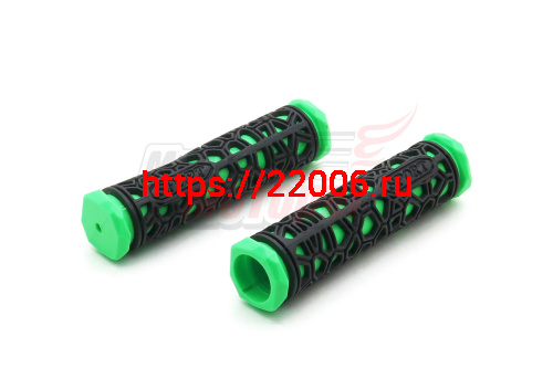 Ручки руля вело 120мм (пара) "Паутина" Ручки руля вело 120мм (пара) "Паутина"